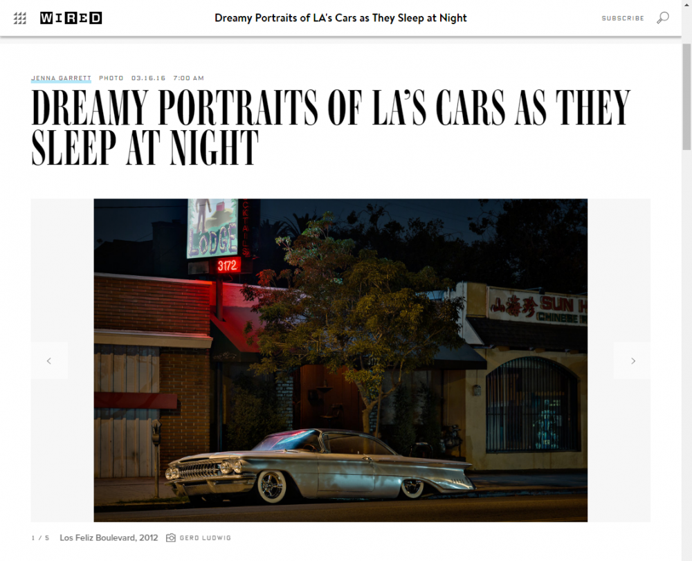 Gerd Ludwig: Dreamy Portraits of LA’s Cars as They Sleep at Night - Wired