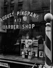 August Pingpank Barbershop, New York, 1935