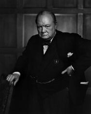 Winston Churchill, 1941, 20 x 16 Silver Gelatin Photograph
