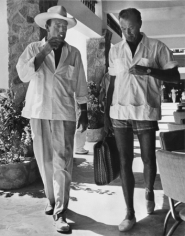John Wayne and Gary Cooper, 1961
