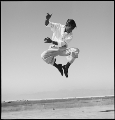 Sammy Davis Jr. Dancing on a Hollywood Rooftop, (Jumping, Feet Together), 1947