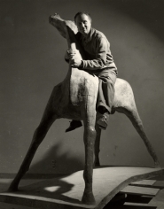 Marino Marini III, Milano, 1952, 40cm x 30cm Silver Gelatin Photograph