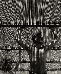 Young Man Under Reed Roof, Torremolinos, 1951, Silver Gelatin Photograph