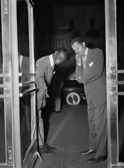 Billy Eckstine &amp;amp; Nat King Cole, Royal Roost, New York City, 1948, 14 x 11 Silver Gelatin Photograph