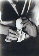 The Egg and the Shell, 1931, 8-1/2 x 11 Solarized Silver Gelatin Photograph