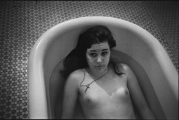 Laurie in the Tub, Ward 81, Salem, Oregon, 1976, Silver Gelatin Photograph