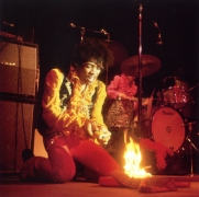 Jimi Hendrix Immolating Strat, Monterey, CA, Ultrachrome Pigment Print