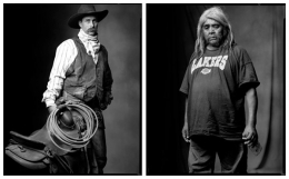Cowboy / Indian, 2002 / 2003, 20 x 32-1/2 Diptych, Archival Pigment Print, Ed. 20