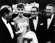 Audrey Hepburn, Cole Porter, Irving Berlin, and Don Hartman, Los Angeles, C. 1950s