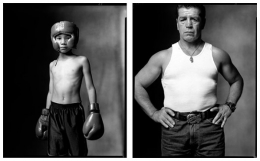 Young Boxer / Retired Boxer, 2002 / 2002, 20 x 32-1/2 Diptych, Archival Pigment Print, Ed. 20