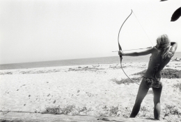 Jane Fonda (target practice beach), Malibu, 1965, Archival Pigment Print
