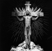 Black Jesus, 1989, Vintage Silver Gelatin Photograph