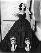 Shalom Harlow in Emanuel Ungarao with Isabelle Ciaravola and Miteki Kudo from L&#039;Opera National de Paris Ballet, Paris, France, 1995 (03127-9-55), Silver Gelatin Photograph