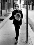 Bob Dylan Walking with Top Hat, Philadelphia, PA, 1964