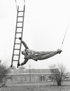 Untitled (Man With Ladder), Paris, 1992, Archival Pigment Print