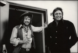 Waylon Jennings and Johnny Cash, Hendersonville, Tennessee, 1974&nbsp;&nbsp;&nbsp;
