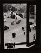 View From A Window I, Trastevere, 1953, 10-1/2 x 7-15/16 Vintage Silver Gelatin Photograph