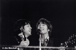 Paul McCartney and John Lennon (on Stage), Candlestick Park, San Francisco, 1966, 