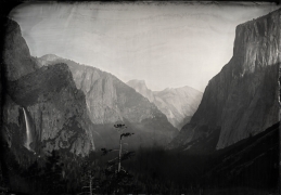 Tunnel View, Yosemite, Unique Collodion Wet Plate: please contact the gallery for details