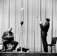 Sonny Stitt and Dizzy Gillespie, New York City, 1953, 11 x 14 Silver Gelatin Photograph