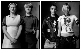 Amish Teenagers / Punk Teenagers, 2004 / 2004, 20 x 32-1/2 Diptych, Archival Pigment Print, Ed. 20