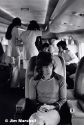Mick Jagger (on Airplane), 1972, 14 x 11 Silver Gelatin Photograph