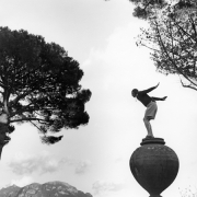 Mossimo on Urn, Ravello, Italy, 2007, Archive Number: DEP-1207-032-04, 16 x 20 Silver Gelatin Photograph