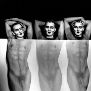 Triplets, 1990, Vintage Silver Gelatin Photograph