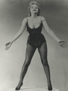 Marilyn Monroe (Black Flapper Dress), 1953, 14 x 11 Silver Gelatin Photograph