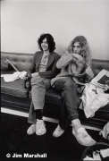 Jimmy Page adn Robert Plant, 1971, 14 x 11 Silver Gelatin Photograph