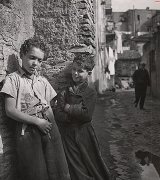 Best Friends, Rome, Trastevere, 1939, 10-3/8 x 9-1/4 Vintage Silver Gelatin Photograph