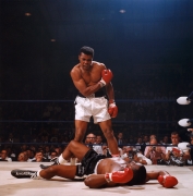 Muhammad Ali Knocks Out Sonny Liston, Lewiston, Maine, May, 1965, 11 x 14 Color Photograph, Ed. 350