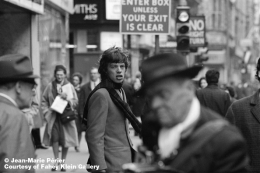 Mick Jagger, streets of London, March 1965, C-Print