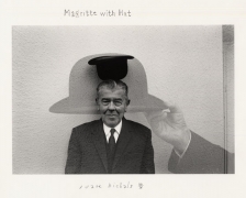 Magritte with Hat, 1965, 11 x 14 Silver Gelatin Photograph, Ed. 25