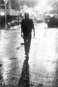 Joe Strummer, Silhouette, New York City, 1978, Silver Gelatin Photograph