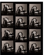 Kelly LeBrock as Sloth (Proof Sheet) - The Seven Deadly Sins, Series, Los Angeles, 1985, Archival Pigment Print