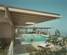 Case Study House #22, Pierre Koenig, Los Angeles, California, Color, Alternate View, 1960&nbsp;&nbsp;&nbsp;
