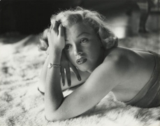 Marilyn Monroe (on Fur Rug), 1952, 11 x 14 RC Photograph