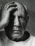 Pablo Picasso, Vallouris, France, 1954, Silver Gelatin Photograph