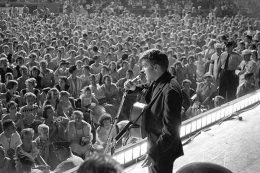 Elvis Presley Performs at Russwood Park, 1956