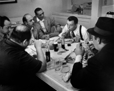 Frank Sinatra (at Lunch), in His Dressing Room, During the Filming of “Guys and Dolls”, 1955