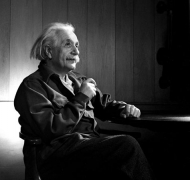 Albert Einstein, New Jersey, 1948, 14 x 11 Silver Gelatin Photograph