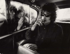 Bob Dylan, (Fans Looking in Limousine), London, England, 1966, 11 x 14 Silver Gelatin Photograph