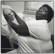 Leprosy Patient with Her Nurse, National Hansen&#039;s Disease Center, Carville, Louisiana, 1990&nbsp;&nbsp;&nbsp;