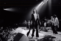 Mick Jagger on Stage with the Rolling Stones, 1972, 16 x 20 Silver Gelatin Photograph