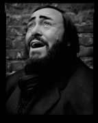 Luciano Pavarotti, New York, NY, 2005, Archival Pigment Print