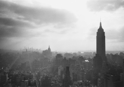 Manhattan Looking South, 1954, Silver Gelatin Photograph