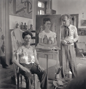 Frida Kahlo Painting &quot;Me and My Parrots&quot;, c. 1939, 20 x 16 Silver Gelatin Photograph, Ed. 30