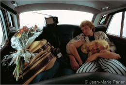 Johnny Hallyday and Sylvie Vartan, Paris, March 1971, C-Print