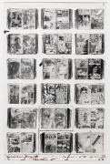 Bicentennial Diaries (B), 1996, 34 1/4 x 22 1/2 Inches, Silver Gelatin Photograph with Ink